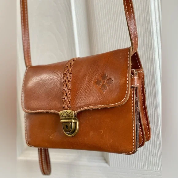 Patricia Nash Bianco leather women’s crossbody bag excellent condition - Picture 1 of 10